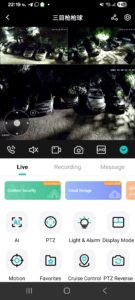 RobiCam R14- LITE - тройна управляема WiFi камера с мощно нощно виждане, AI разпознаване на хора, автоматично следене, двупосочно аудио и монтаж на стена или таван photo review
