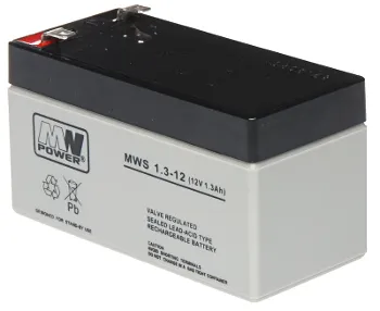 Акумулаторна батерия MW Power MWS 1.3-12 – 12V, 1.3Ah, VRLA AGM