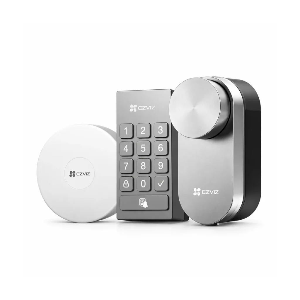 EZVIZ DL01 Pro Kit - Smart Lock комплект с клавиатура и A3-R200 Wi Fi/ZigBee хъб