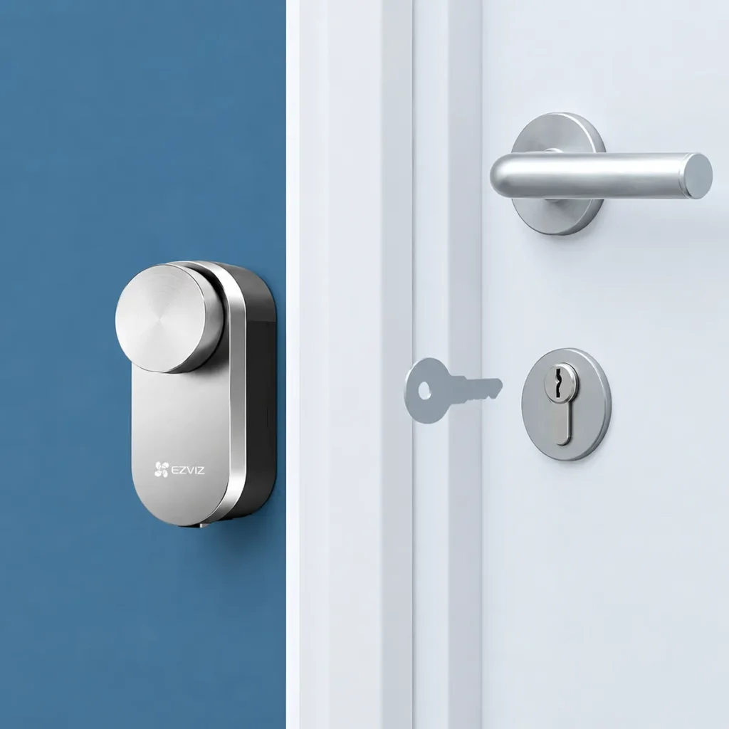 EZVIZ DL01 Pro Kit - Smart Lock комплект с клавиатура и A3-R200 Wi Fi/ZigBee хъб