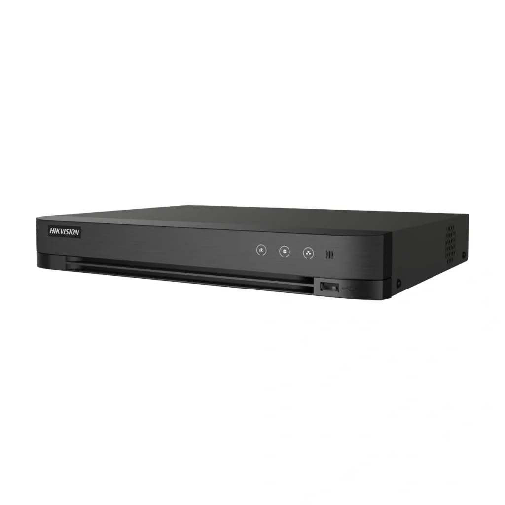 Hikvision iDS-7204HUHI-M1/XT - 4-канален 8MP AcuSense DVR с лицево разпознаване и алармени входове