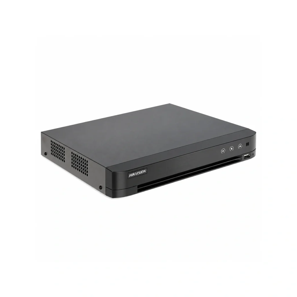 Hikvision iDS-7204HUHI-M1/XT - 4-канален 8MP AcuSense DVR с лицево разпознаване и алармени входове