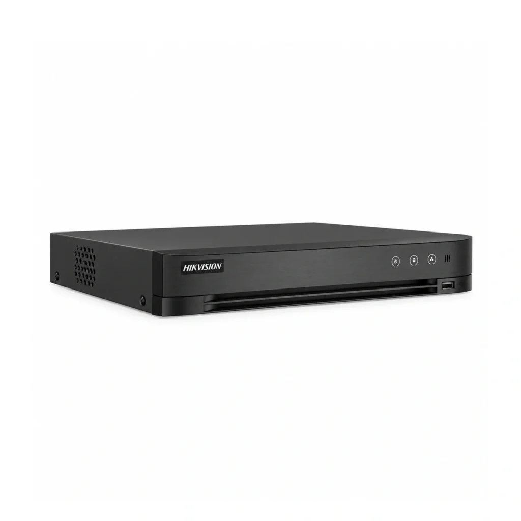 Hikvision iDS-7204HUHI-M1/XT - 4-канален 8MP AcuSense DVR с лицево разпознаване и алармени входове