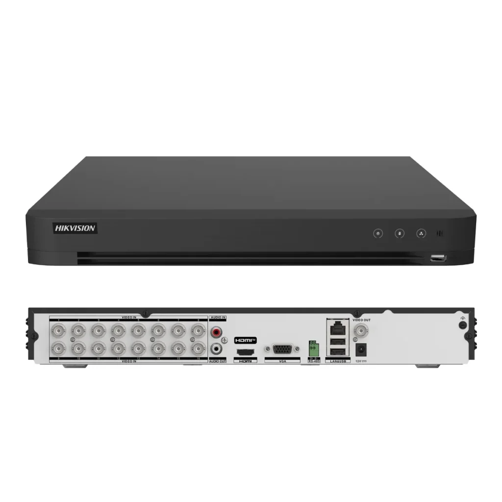 Hikvision iDS-7216HUHI-M2/XT - 16-канален 8MP AcuSense DVR с AcuSearch, 2 HDD и до 32 IP камери