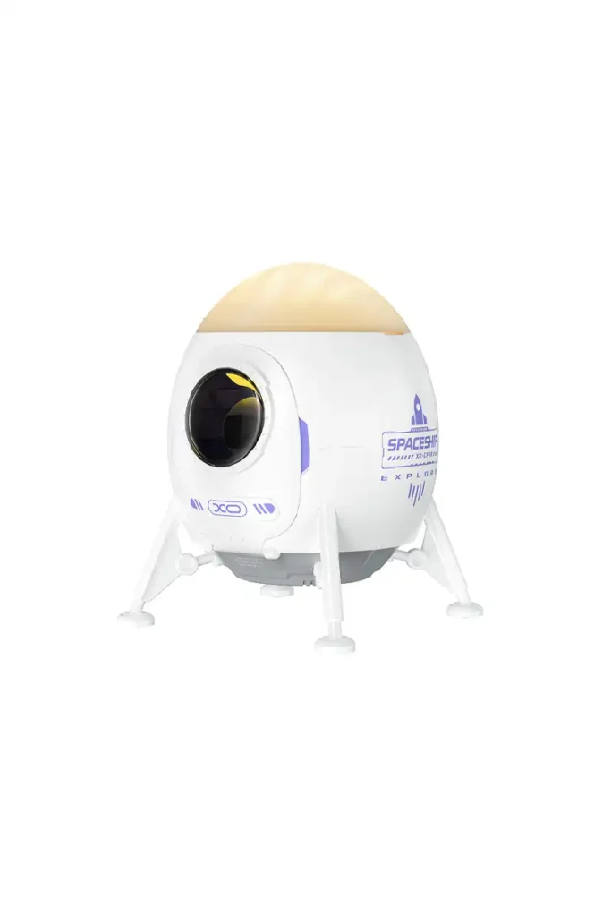 Галактически LED проектор с Bluetooth колонка XO CF38 Lander Starlight – бял