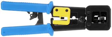 Кримпващи клещи HT-240T за проходни букси RJ45, RJ12 и RJ11 тип EZ Pass-Through
