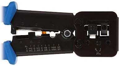 Кримпващи клещи HT-240T за проходни букси RJ45, RJ12 и RJ11 тип EZ Pass-Through - Image 2