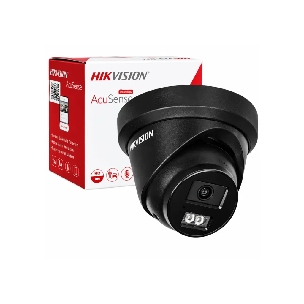 Hikvision DS-2CD2383G2-LI2U BLACK 8MP 4K IP PoE камера с AcuSense, Smart Hybrid Light и двоен микрофон, 2.8 mm